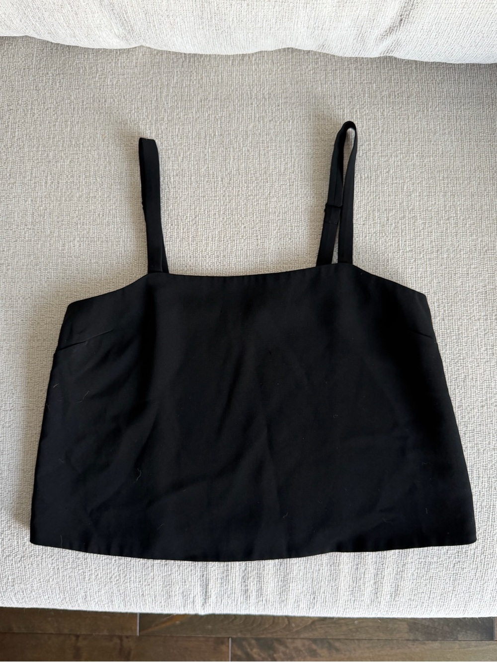 ARITZIA BABATON Classic Black Square Neck Cami Top - Women